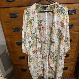I.N. Studio Floral Kimono Cardigan - Multicolor